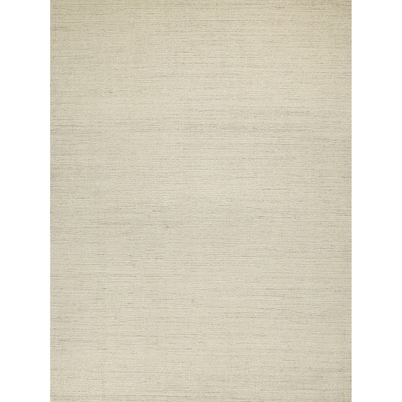Elements Handmade Hand Tufted New Zealand Wool Beige/Ivory Area Rug.