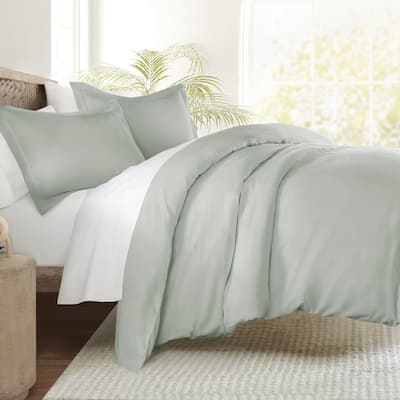 Solid Cotton Duvet Cover Set