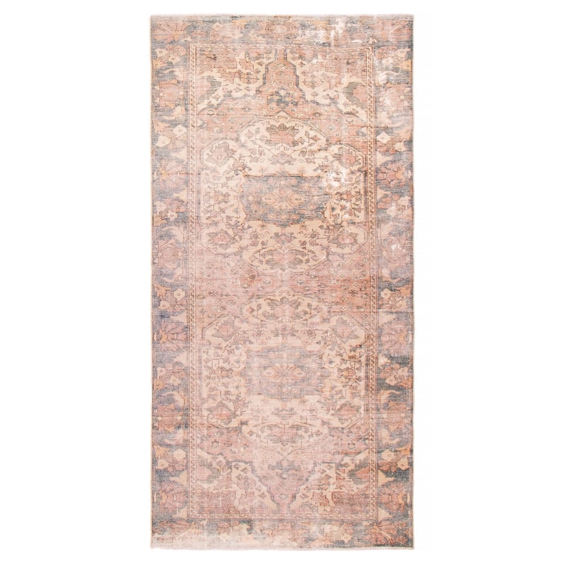 ECARPETGALLERY Hand-knotted Antalya Vintage Copper Wool Rug - 4'9 x 10'0 - Copper - 4'9 x 10'0