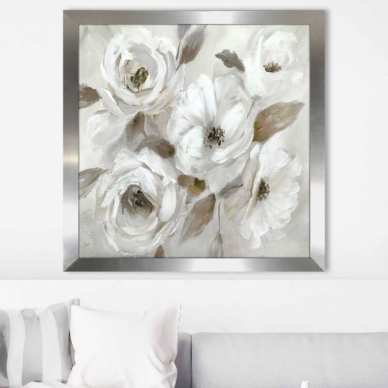 "Winter White (Square)" by Nan Print on Acrylic