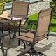 preview thumbnail 14 of 13, Nuu Garden Outdoor 7-Piece Dining Set, Textilene Fabric, Powder-coated Iron Frame - 61 inch