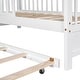 preview thumbnail 24 of 40, Wooden Twin Size House Bed with Trundle,Kids Bed with Shelf, Gray
