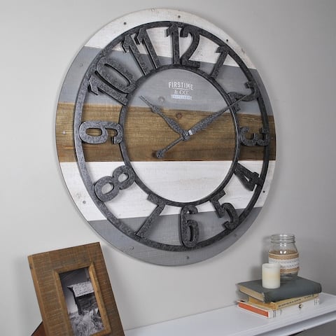 Buy Farmhouse Clocks Online At Overstock Our Best Decorative Accessories Deals