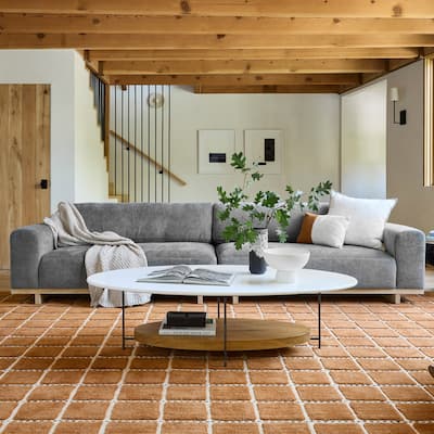 Gretchen Checked Wool Area Rug