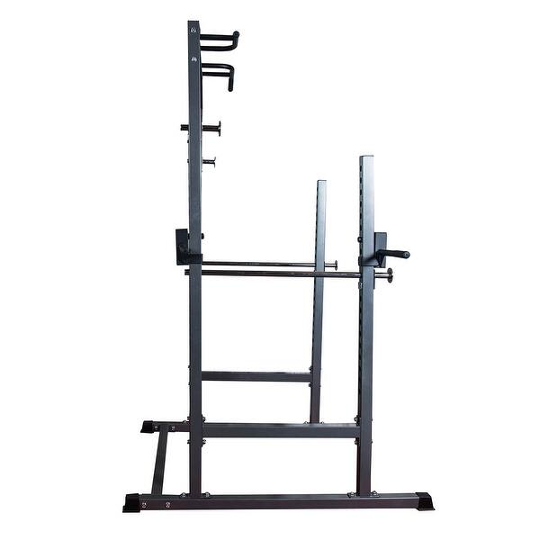 Shop Akonza Half Power Cage Squat Dip Station Power Rack Pull Up