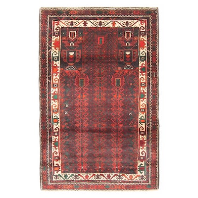 Teimani Red Rug 3'0" x 4'9" - 3'0 x 4'9