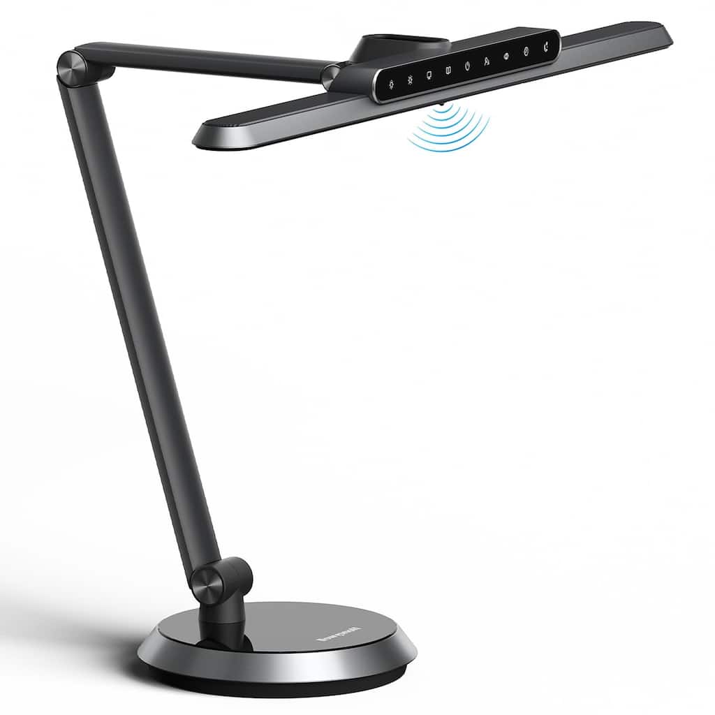 Honeywell H9 Sunturalux Eye-Caring LED Desk Lamp 1000LM, Dimmable, Timer Auto-Sensing,Cumputer, Architect