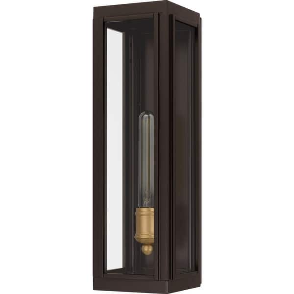 slide 2 of 7, Avon 1-Light Western Bronze Outdoor Wall Lantern