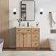 preview thumbnail 94 of 112, 36"/48"/60"/72" Bathroom Vanity Set with Sink & Faucet 36" - 36"-Oak