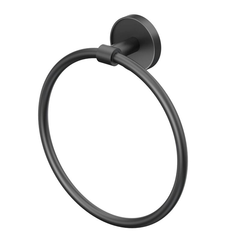 Gatco 5552 Sky 6-1/2" Wall Mounted Towel Ring - Matte Black