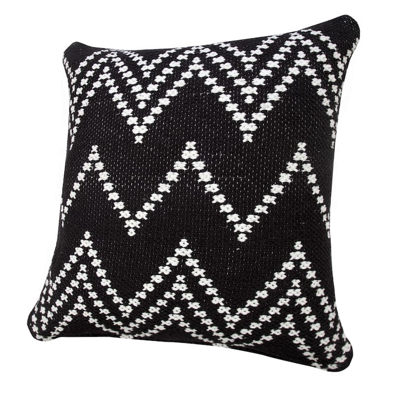 Sevita Modern Woven Chevron Throw Pillow