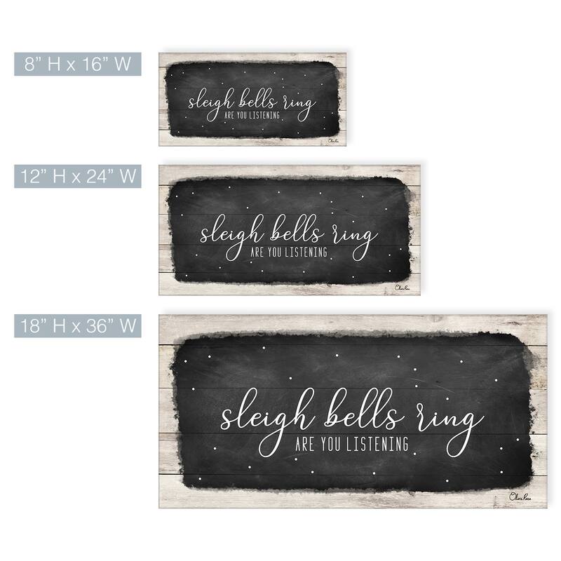 Ready2HangArt 'Sleigh Bells' Holiday Canvas Wall Art by Olivia Rose