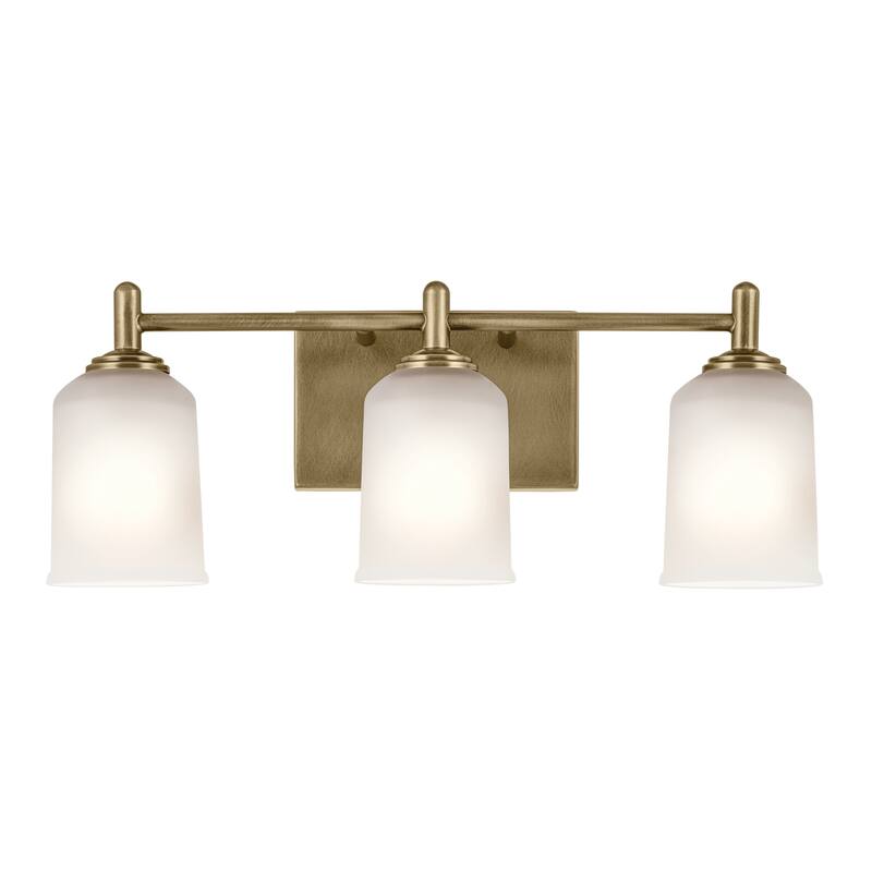 Kichler Lighting Shailene 21 in. 3-Light Natural Brass Vanity Light - 21 in