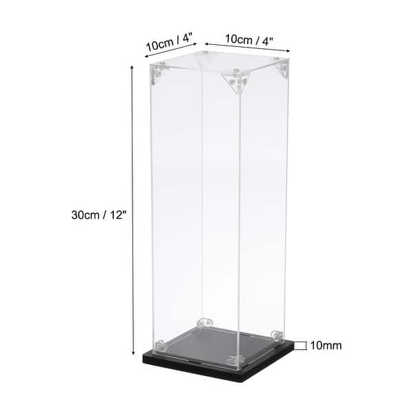 dimension image slide 5 of 65, Acrylic Display Case, for Displaying Collectibles, Dolls, Model Car