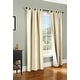 preview thumbnail 7 of 53, ThermaLogic Weathermate Insulated Cotton Tab Top Curtain Panel - Pair Natural - 40" x 54"