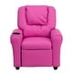 preview thumbnail 149 of 189, Contemporary Kids Recliner with Cup Holder and Headrest - 24"W x 21.5" - 36.5"D x 27"H