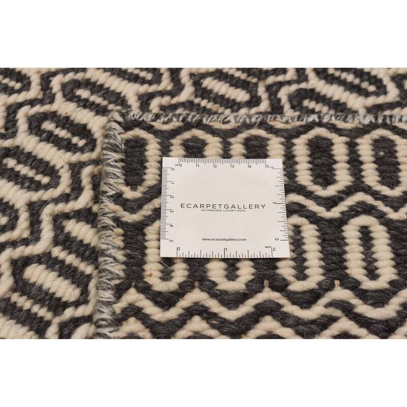 Nevada Grey Kilim 5'2" x 7'5" - 5'2 x 7'5