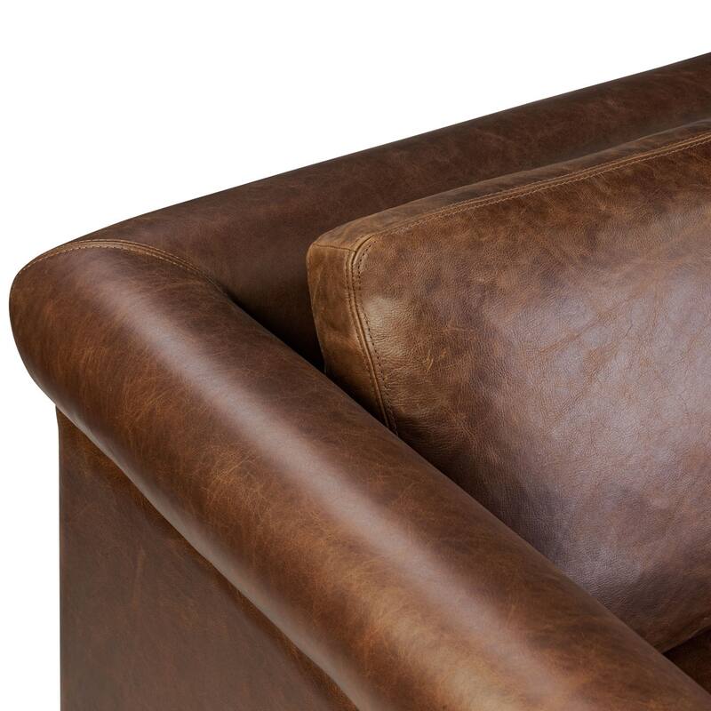 Poly & Bark Helston 89" Genuine Leather Sofa