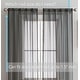 preview thumbnail 2 of 3, HLC.me Sheer Voile Window Treatment Rod Pocket Curtain Panels for Bedroom, Living Room, Kitchen - Set of 2 panels