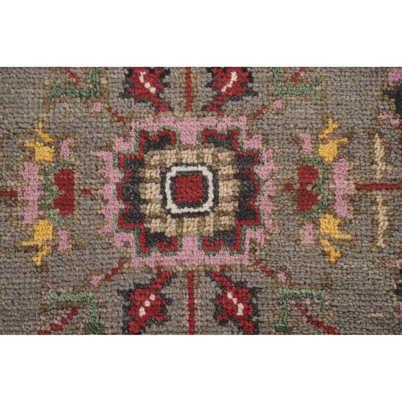 Heriz-Serapi Oriental Accent Rug Handmade Floral Wool Carpet - 2'11"x 5'1"