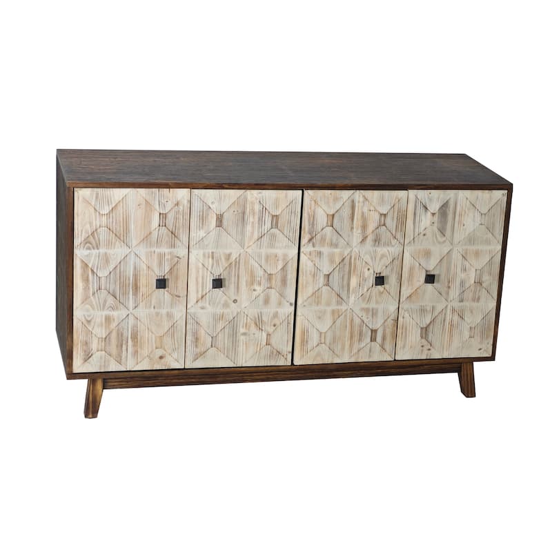 59.84" 4 Doors Vintage Sideboard
