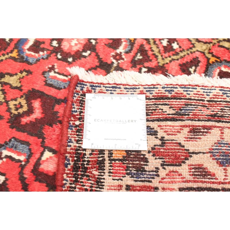 ECARPETGALLERY Hand-knotted Andelz Red Wool Rug - 2'10 x 10'0