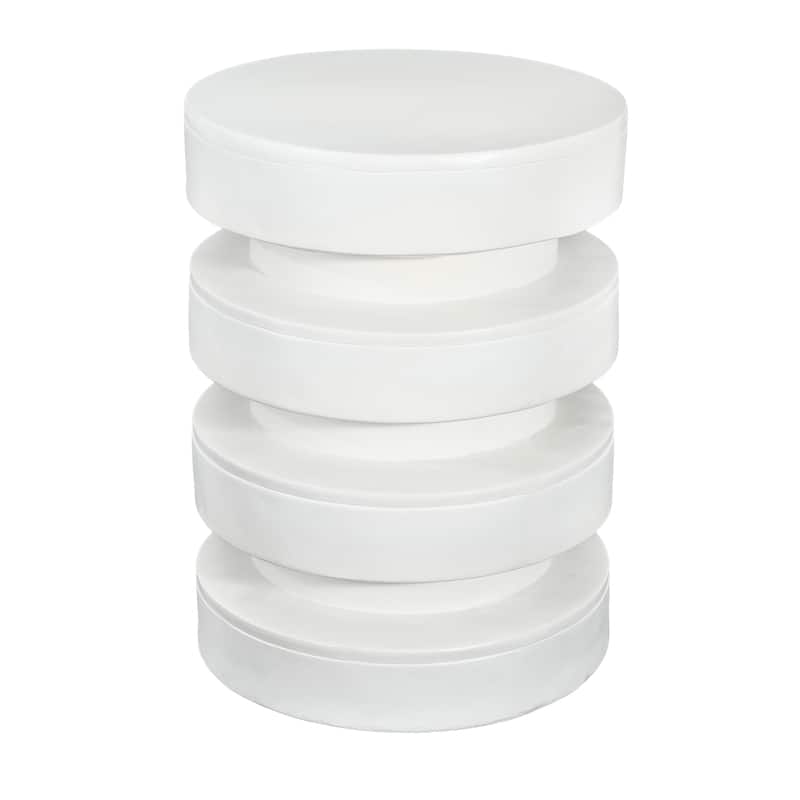 Christopher Knight Home - Aurex Modern Outdoor MGO Side Table with 3-Tier Sculptural Design