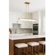 preview thumbnail 10 of 8, Varaluz Mingle 2-Light Linear Pendant - Satin Brass