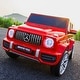 preview thumbnail 21 of 38, Licensed Mercedes-Benz G63 12V Ride-On Car for Kids, Remote Control, Music, Bluetooth, Double Doors, Spring Suspension Red