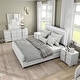 preview thumbnail 2 of 29, Furniture of America Erina Modern Glossy 5-Piece Panel Bedroom Set