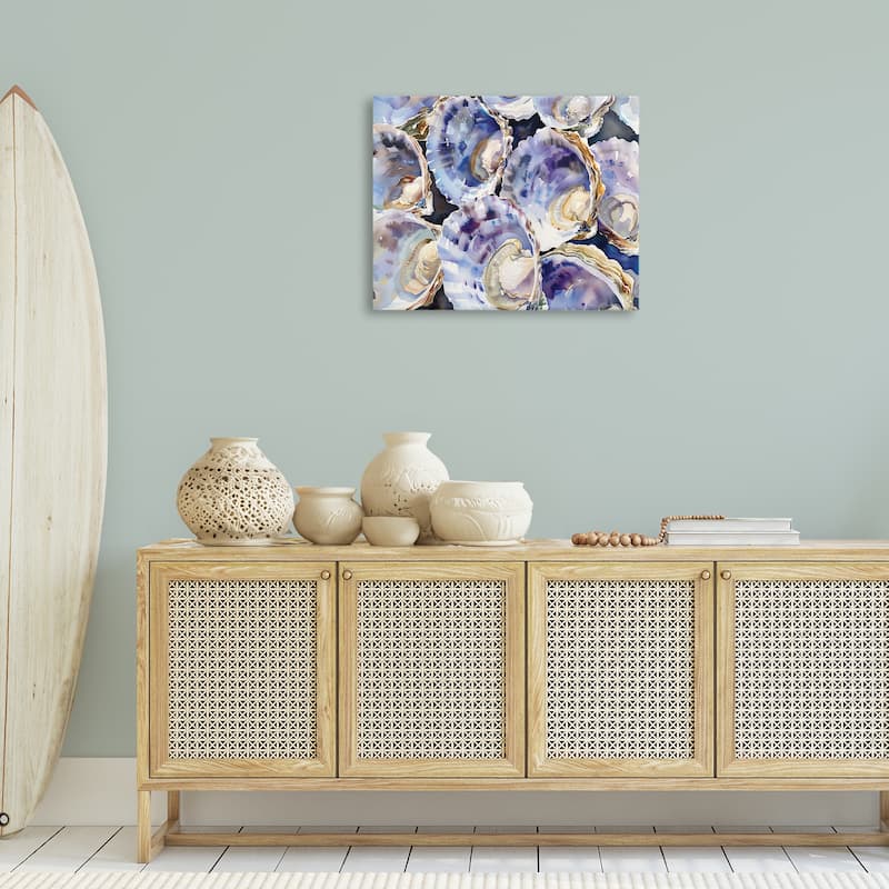 Stupell Maritime Clams & Oysters Canvas Wall Art Design By Heidi Kuntz