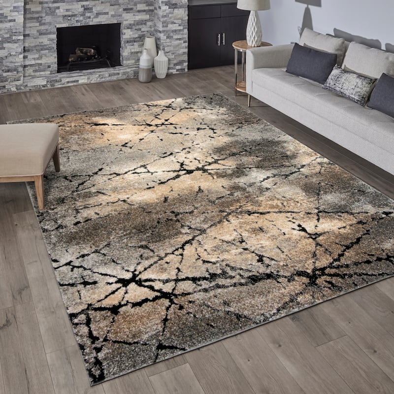 Gertmenian Barcelona Polyester / Polypropylene Turfted High-Low Area Rug Collection