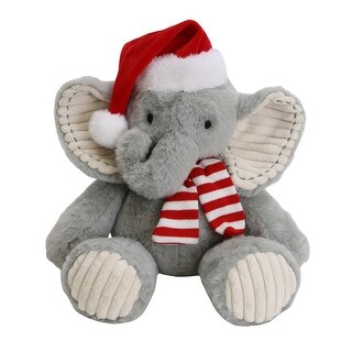 Lambs & Ivy Jett Elephant Holiday/Christmas Plush Stuffed Animal Toy