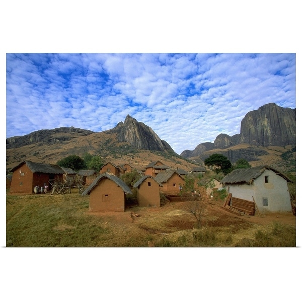 "Local villages, Madagascar" Poster Print