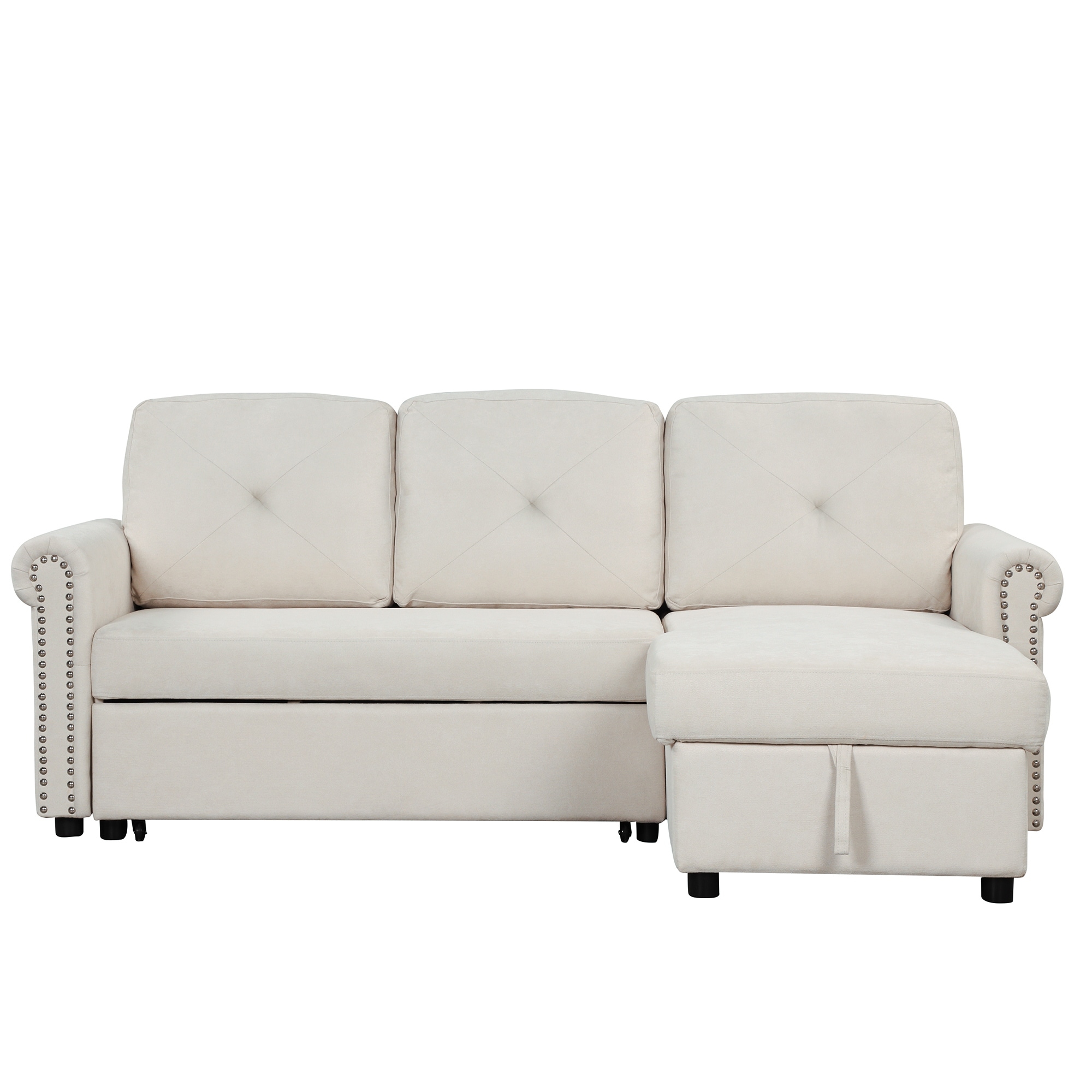 Naomi home laura reversible top sleeper sectional