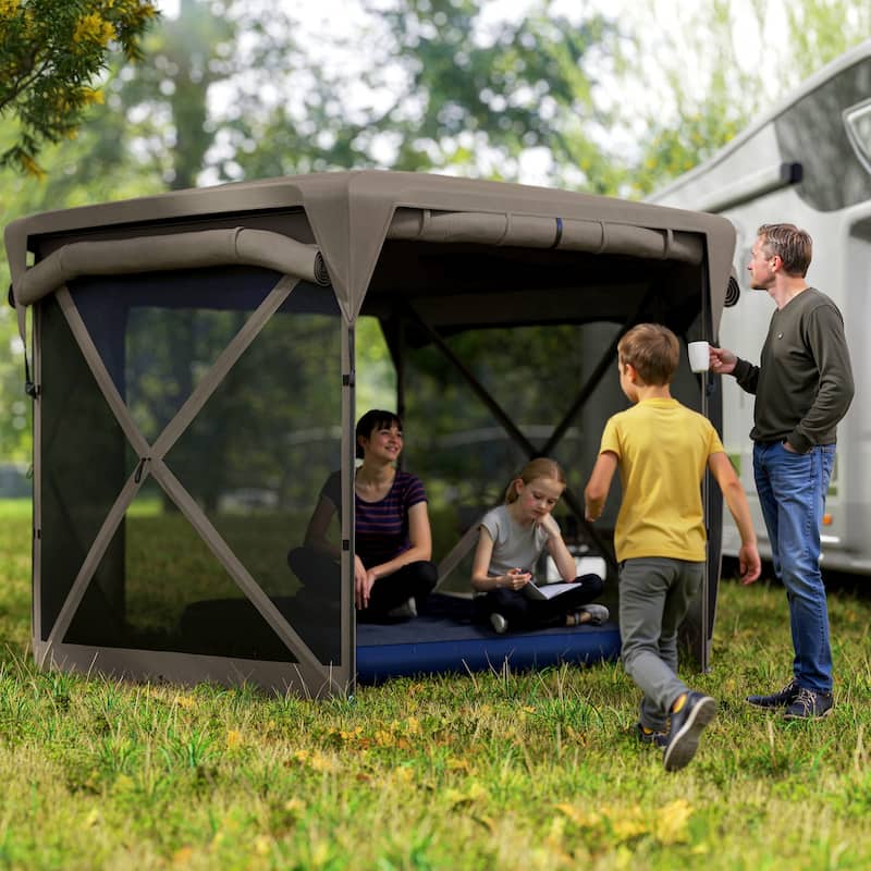 Oxford Fabric Pop-Up Gazebo Tent for 10-12 Persons