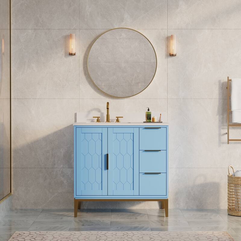 Modern Bathroom Wall Mounted Anodized Aluminum Framed Wall Vanity Mirror