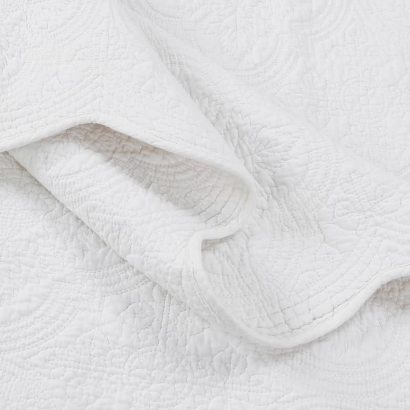 Copper Grove Sagano Blantyre Scalloped Edge Cotton 3-piece Quilt Bedding Set
