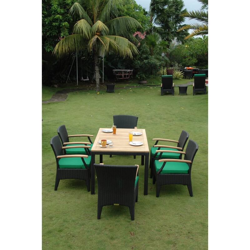 Rococo Radiance 7-Piece Dining Set - Outdoor Patio Furniture Set