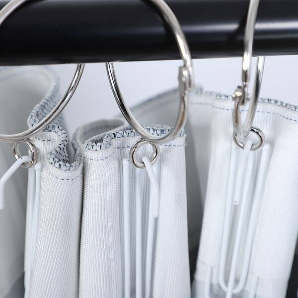 Shop 10 Pack Metal Curtain 1 3 Inch Rings Snap Joint With Eyelet