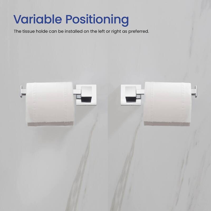 Cube 2-Piece Bathroom Hardware Set
