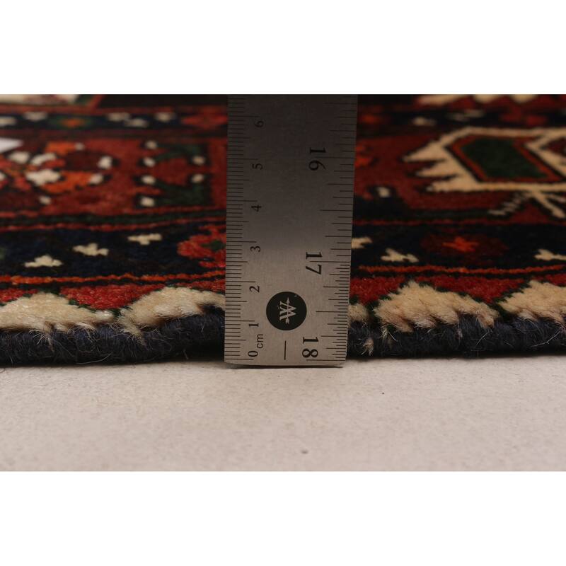 ECARPETGALLERY Hand-knotted Andelz Black Wool Rug - 4'6 x 7'2