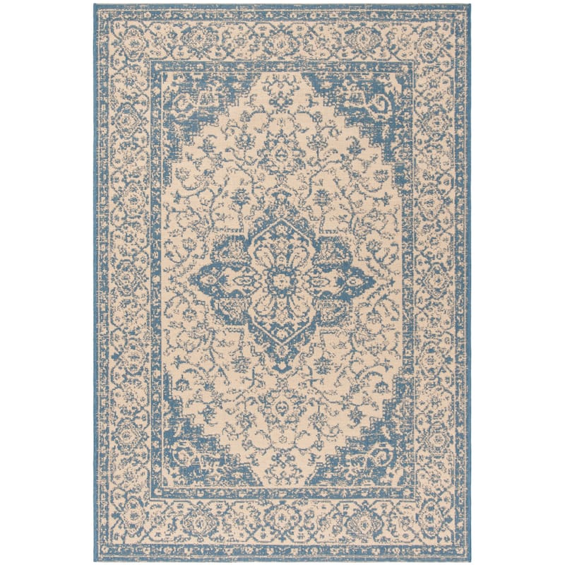 SAFAVIEH Linden Louann Indoor/ Outdoor Waterproof Patio Backyard Rug