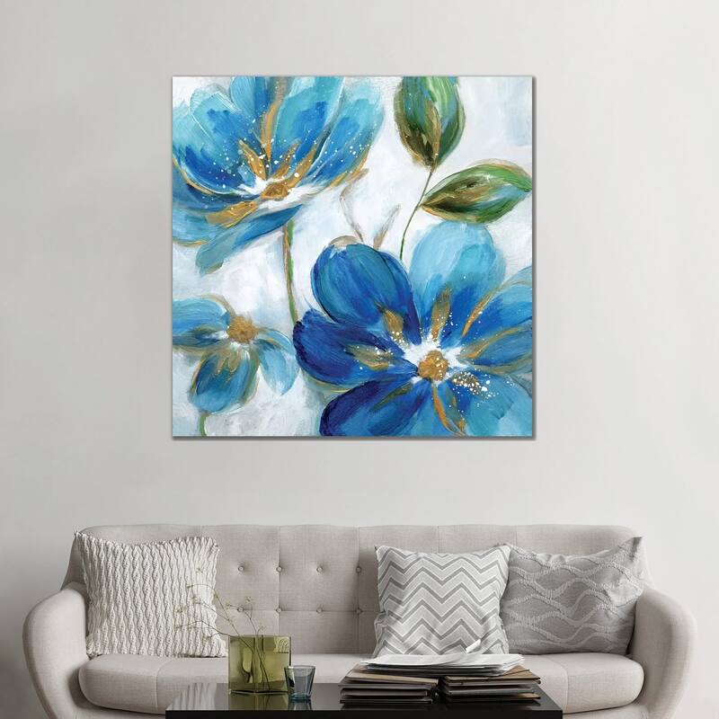 iCanvas "Flowering Blues II" by Nan Canvas Print