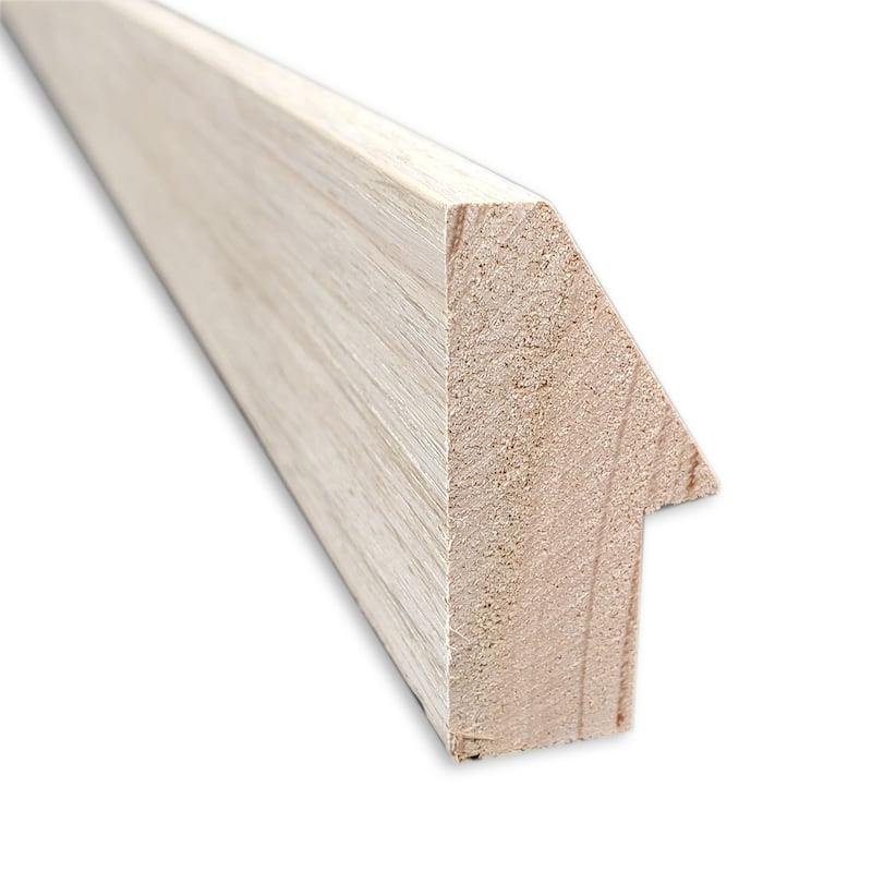 Hardwood Wedge White Wash Wood Framed Grey Corkboard Bulletin Board