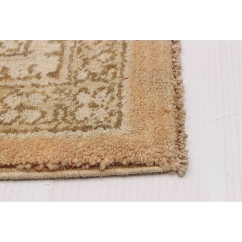 ECARPETGALLERY Hand-knotted Peshawar Finest Brown Wool Rug - 8'0 x 10'2