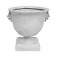 preview thumbnail 4 of 15, Simba Roman Lionhead Accents Chalice Lightweight Concrete Garden Urn Planter by Christopher Knight Home