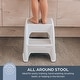 preview thumbnail 5 of 6, Dreambaby Toddler & Me 2 Step Stool- Grey