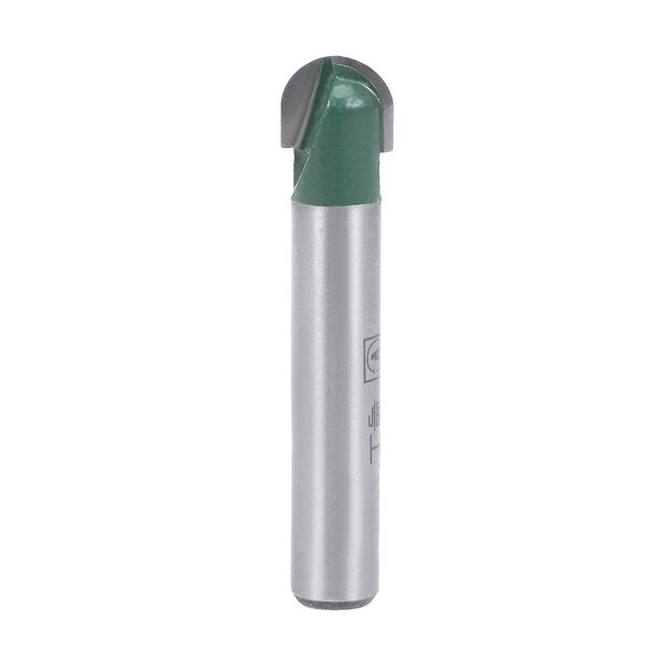 Router Bit 1/4" Shank 5/16" Cutting Dia. Core Box 2 Flutes Titanium Steel Cutter - 1/4X5/16"