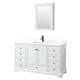 Option White / Giotto Quartz Top / Matte Black Hardware